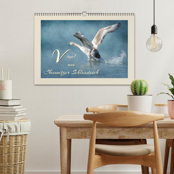 Produktbild: V&ouml;gel am Chemnitzer Schlossteich (Wandkalender 2026 DIN A3 quer), CALVENDO Monatskalender
