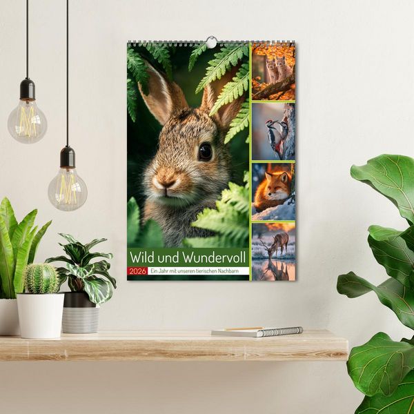 Produktbild: Wild und Wundervoll (Wandkalender 2026 DIN A3 hoch), CALVENDO Monatskalender