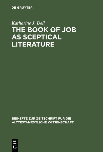 Produktbild: The Book of Job as Sceptical Literature
