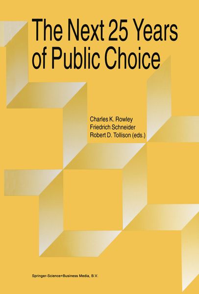 Produktbild: The Next Twenty-five Years of Public Choice