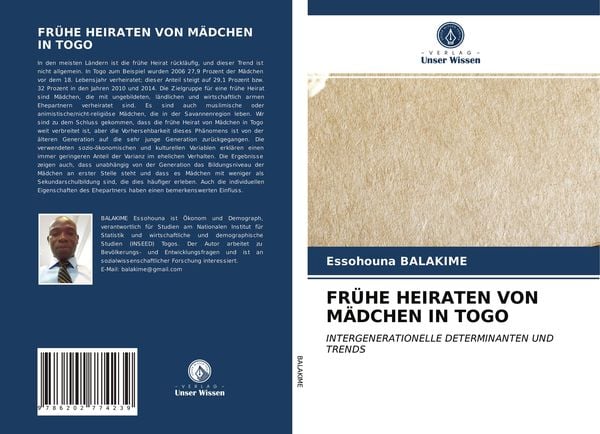 Produktbild: Fr&uuml;he Heiraten von M&auml;dchen in Togo
