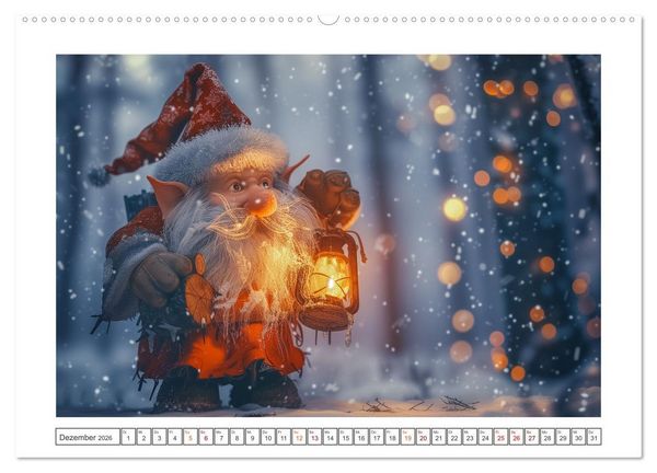 Produktbild: Auf den Spuren der Zwerge (hochwertiger Premium Wandkalender 2026 DIN A2 quer), Kunstdruck in Hochglanz