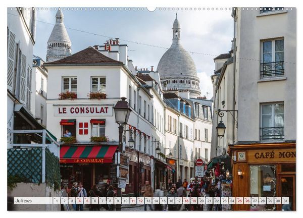 Produktbild: Paris - La Ville Lumi&egrave;re (hochwertiger Premium Wandkalender 2026 DIN A2 quer), Kunstdruck in Hochglanz