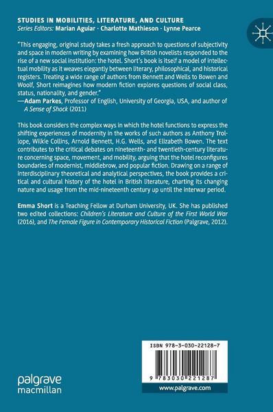 Produktbild: Mobility and the Hotel in Modern Literature