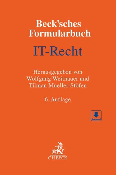 Produktbild: Beck'sches Formularbuch IT-Recht