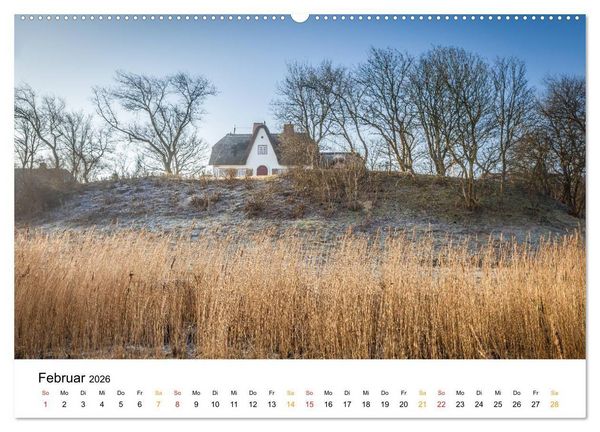 Produktbild: Sylter Friesenh&auml;user (Wandkalender 2026 DIN A2 quer), CALVENDO Monatskalender