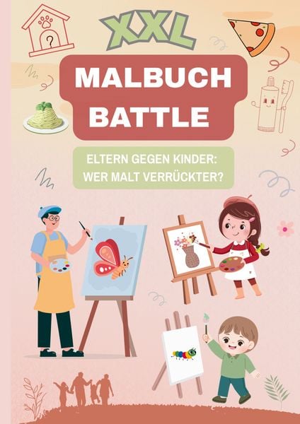 Produktbild: XXL Malbuch Battle Malduell