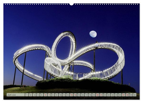 Produktbild: RUHRPOTT LICHTER (hochwertiger Premium Wandkalender 2026 DIN A2 quer), Kunstdruck in Hochglanz