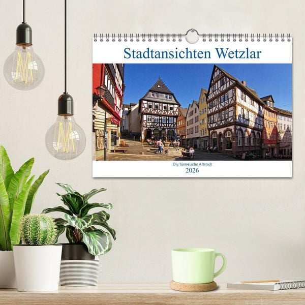 Produktbild: Stadtansichten Wetzlar, die historische Altstadt (Wandkalender 2026 DIN A4 quer), CALVENDO Monatskalender