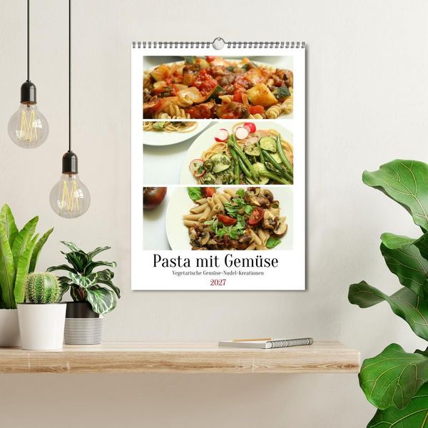 Produktbild: Pasta mit Gem&uuml;se (Wandkalender 2027 DIN A3 hoch), CALVENDO Monatskalender