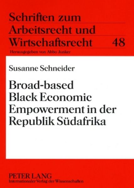 Produktbild: Broad-based Black Economic Empowerment in der Republik S&uuml;dafrika