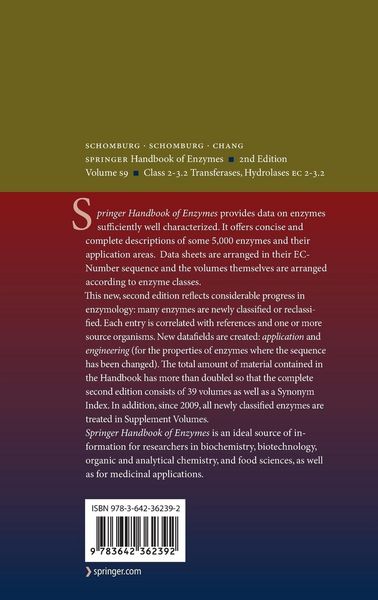 Produktbild: Class 2&ndash;3.2 Transferases, Hydrolases