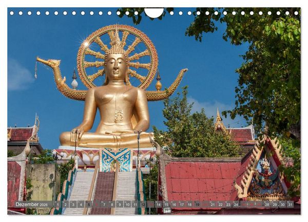 Produktbild: Buddha - Momente der inneren Einkehr (Wandkalender 2026 DIN A4 quer), CALVENDO Monatskalender