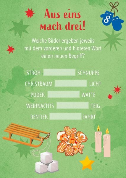 Produktbild: R&auml;tseladventskalender for Kids 3