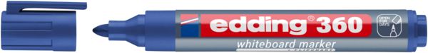 Produktbild: Edding 360 Whiteboardmarker blau Rundspitze 1,5-3 mm