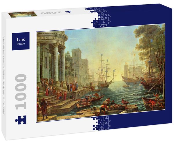 Produktbild: Lais Puzzle Claude Lorrain - Einschiffung der Hl. Ursula 1000 Teile