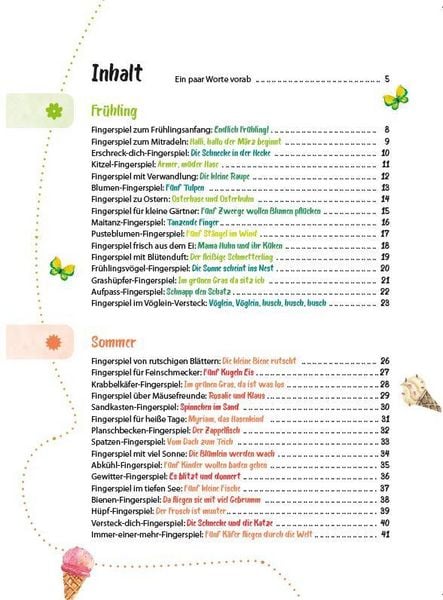 Produktbild: Das Krippen-Jahreszeitenbuch: Fingerspiele