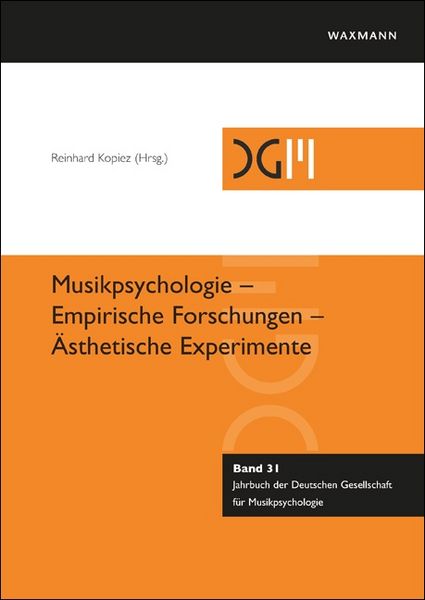 Produktbild: Musikpsychologie &ndash; Empirische Forschungen &ndash; &Auml;sthetische Experimente