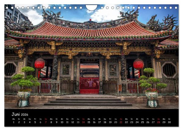 Produktbild: Taipeh, Metropole zwischen Tradition und Moderne. (Wandkalender 2026 DIN A4 quer), CALVENDO Monatskalender