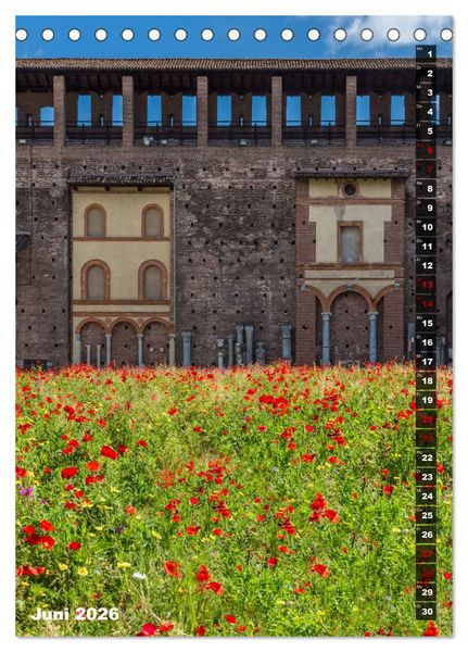 Produktbild: MAILAND Prachtvolle Impressionen (Tischkalender 2026 DIN A5 hoch), CALVENDO Monatskalender