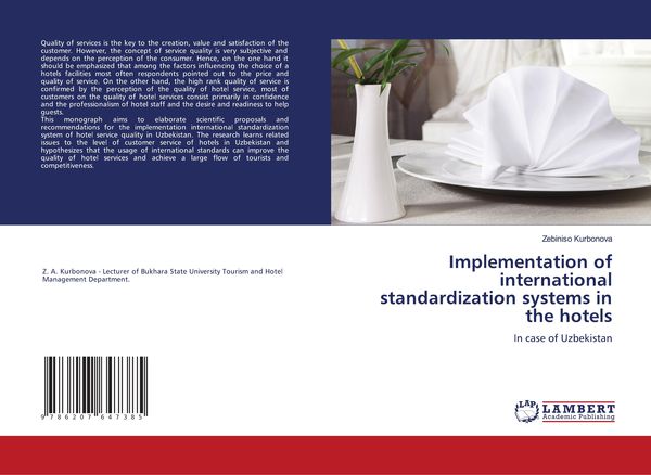Produktbild: Implementation of international standardization systems in the hotels
