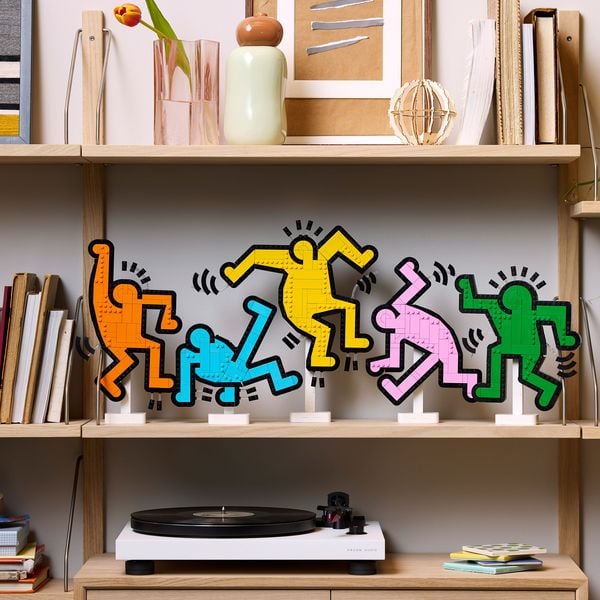 LEGO Art Keith Haring – Tanzende Figuren 31216 - Deko-Set für Erwachsene