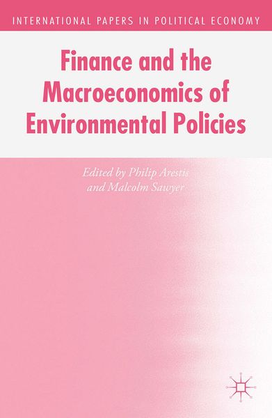 Produktbild: Finance and the Macroeconomics of Environmental Policies