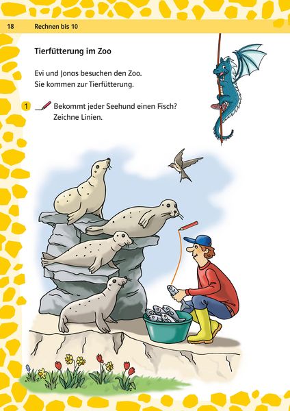 Produktbild: Klett Team Drachenstark: Das gro&szlig;e Trainingsbuch Mathe 1. Klasse