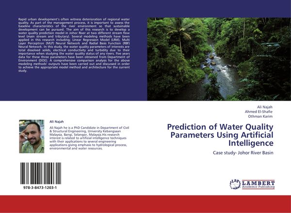 Produktbild: Prediction of Water Quality Parameters Using Artificial Intelligence