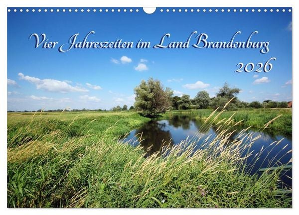 Produktbild: Vier Jahreszeiten im Land Brandenburg (Wandkalender 2026 DIN A3 quer), CALVENDO Monatskalender