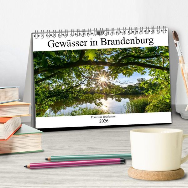 Produktbild: Brandenburgs Gew&auml;sser (Tischkalender 2026 DIN A5 quer), CALVENDO Monatskalender