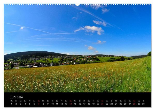 Produktbild: Rund um den Ochsenkopf (hochwertiger Premium Wandkalender 2026 DIN A2 quer), Kunstdruck in Hochglanz