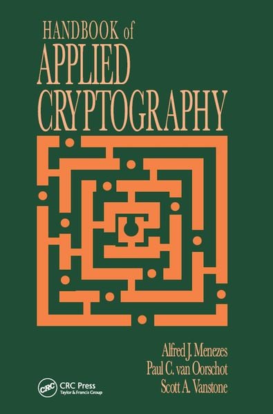 Produktbild: Handbook of Applied Cryptography