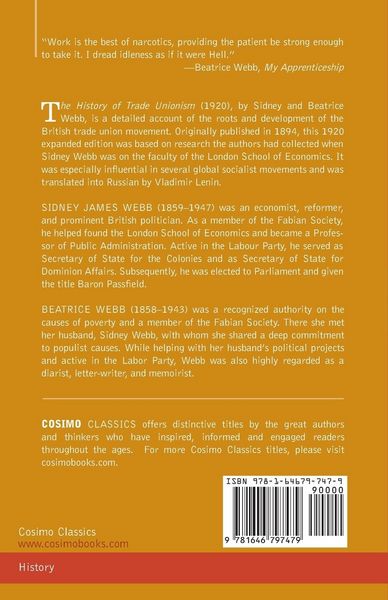 Produktbild: The History of Trade Unionism