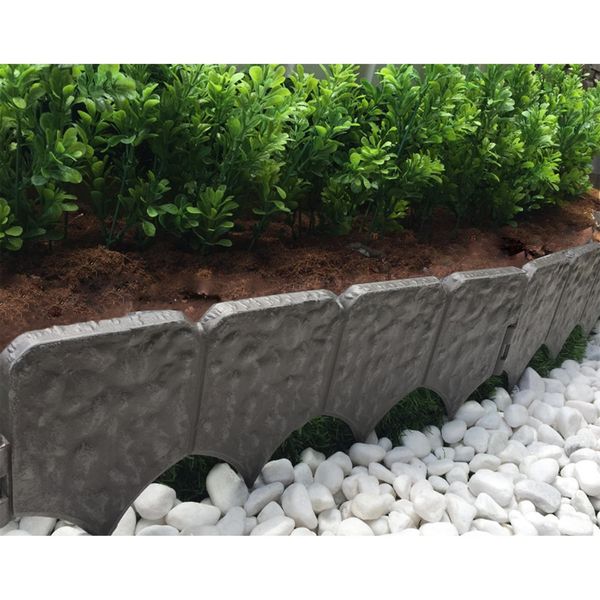 Produktbild: HTI-Living Beetumrandung Nessa, Stone, 4teilig, grau Beetumrandung Nessa, Stone, 4teilig, grau