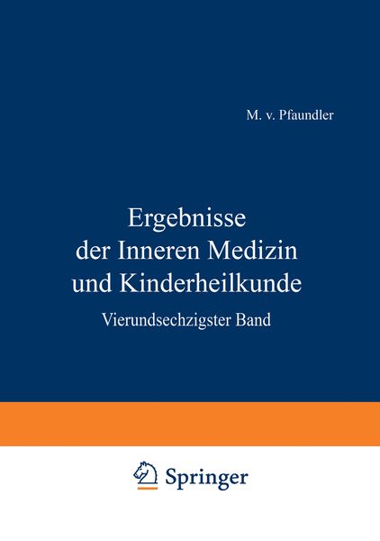 Produktbild: Ergebnisse der Inneren Medizin und Kinderheilkunde
