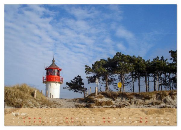 Produktbild: Faszination Hiddensee (Tischkalender 2026 DIN A5 quer), CALVENDO Monatskalender