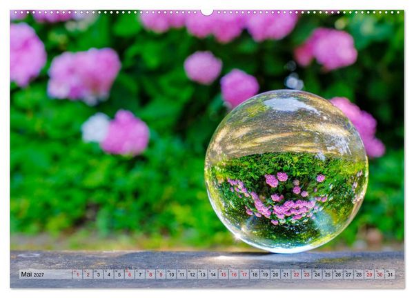 Produktbild: Faszination Glaskugel (hochwertiger Premium Wandkalender 2027 DIN A2 quer), Kunstdruck in Hochglanz
