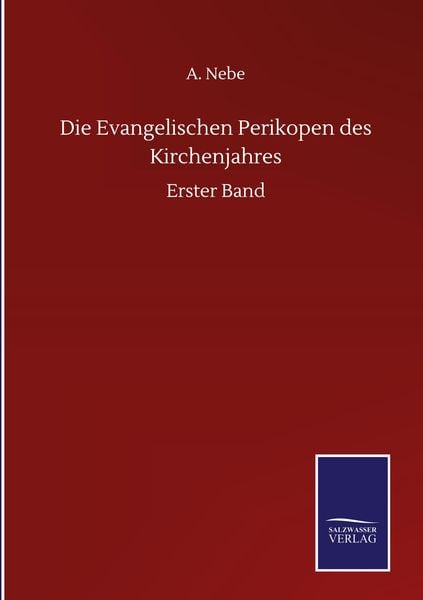 Produktbild: Die Evangelischen Perikopen des Kirchenjahres