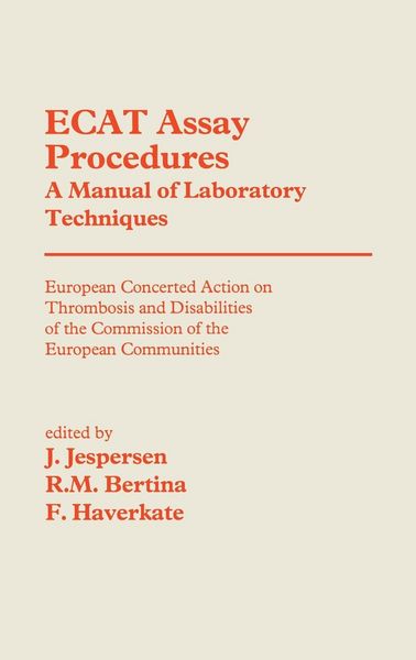 Produktbild: Ecat Assay Procedures. a Manual of Laboratory Techniques