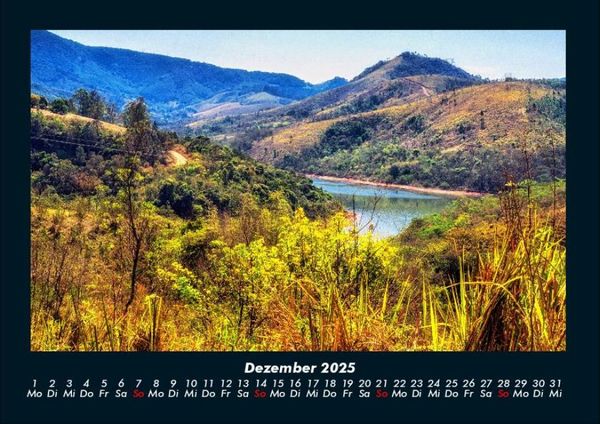 Produktbild: Naturlandschaften 2025 Fotokalender DIN A4