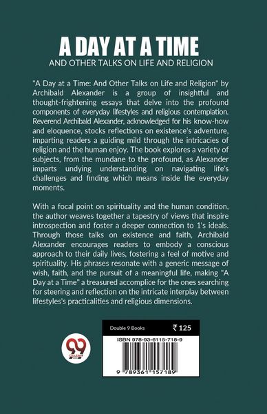 Produktbild: A Day At A Time And Other Talks On Life And Religion