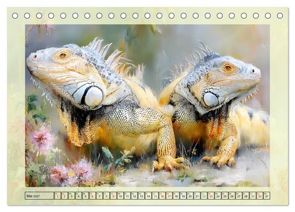 Produktbild: Dschungelpoesie. Im Herzen des tropischen Gr&uuml;ns (Tischkalender 2027 DIN A5 quer), CALVENDO Monatskalender