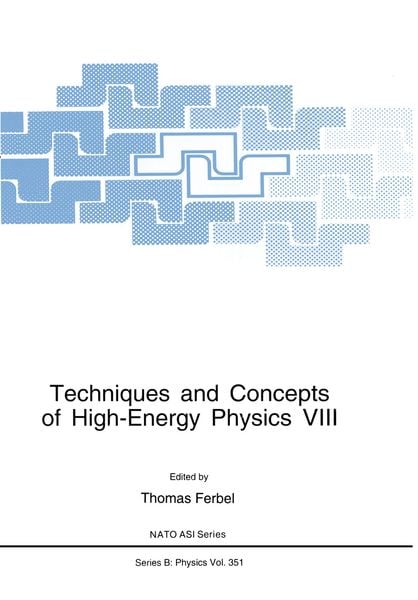 Produktbild: Techniques and Concepts of High-Energy Physics VIII