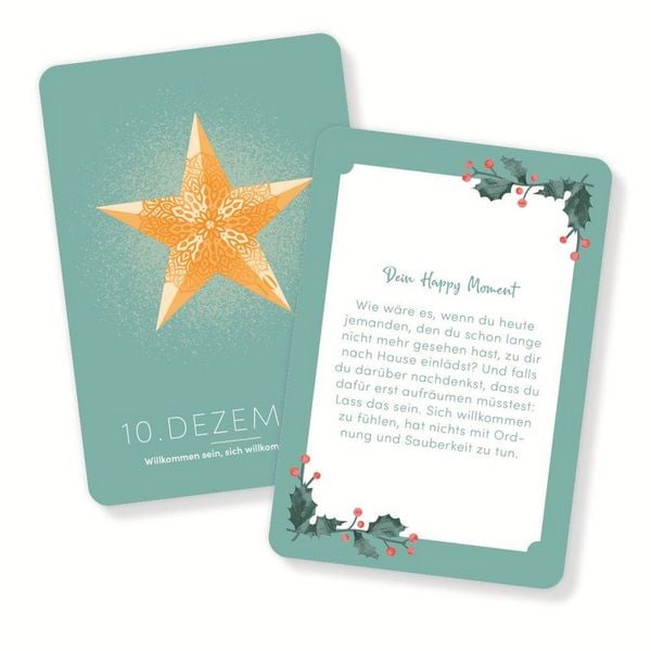 Produktbild: Dein Advent. 24 Gl&uuml;cksmomente nur f&uuml;r dich - Das Kartenset