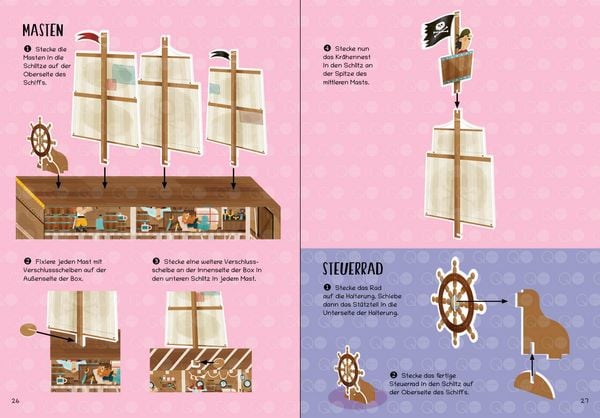 Produktbild: Das XXL-Set &ndash; Bauen, Wissen, Spielen: Piratenschiff