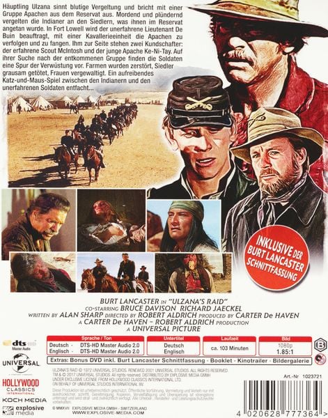 Produktbild: Keine Gnade f&uuml;r Ulzana (+ Bonus-DVD) [SE]