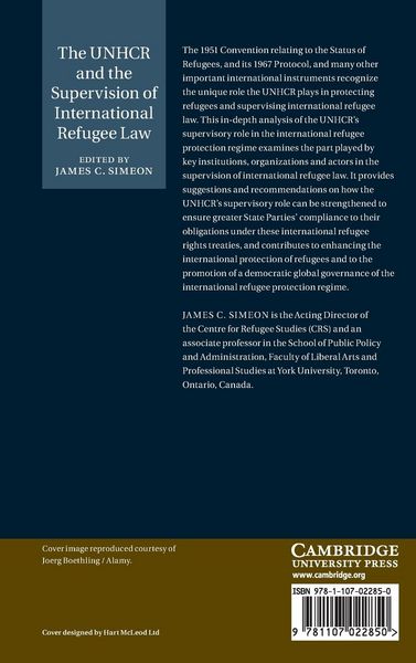 Produktbild: The UNHCR and the Supervision of International Refugee Law