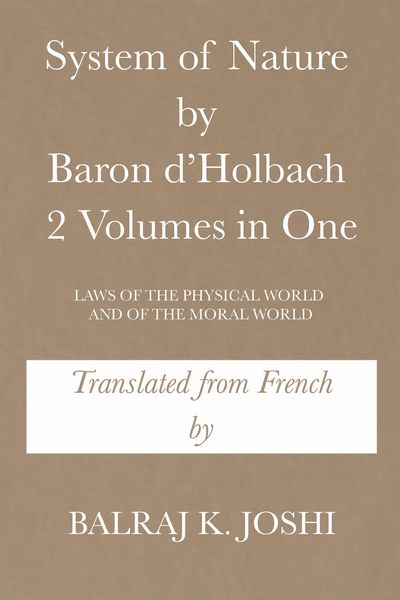 Produktbild: System of Nature by Baron D'Holbach 2 Volumes in One