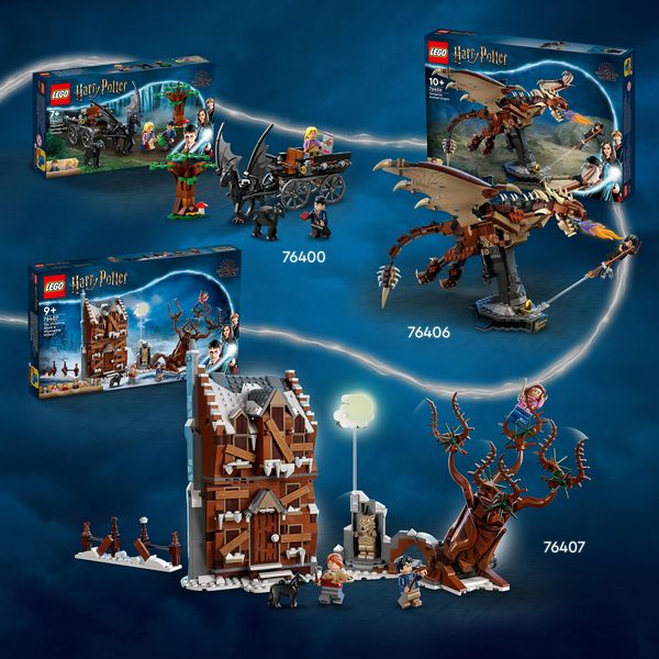 LEGO Harry Potter 76407 Heulende Hütte und Peitschende Weide Set